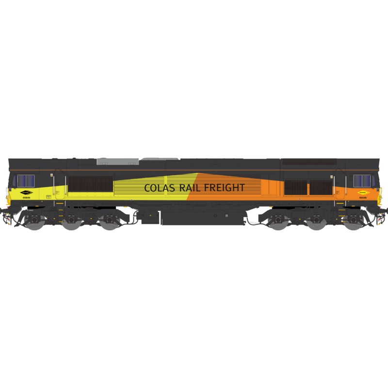 Class 66 66846 Colas Rail Diesel Locomotive – DCC Sound