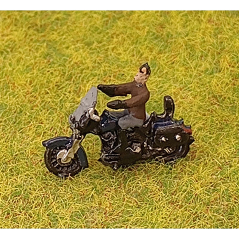 N Gauge 1950’S HARLEY DAVIDSON AND RIDER