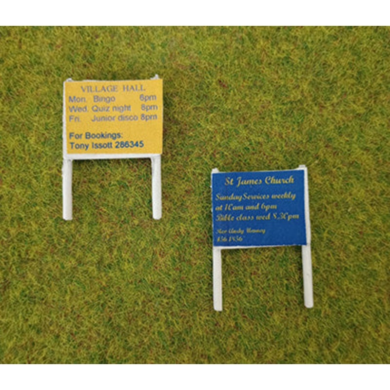 OO Gauge NOTICE BOARDS