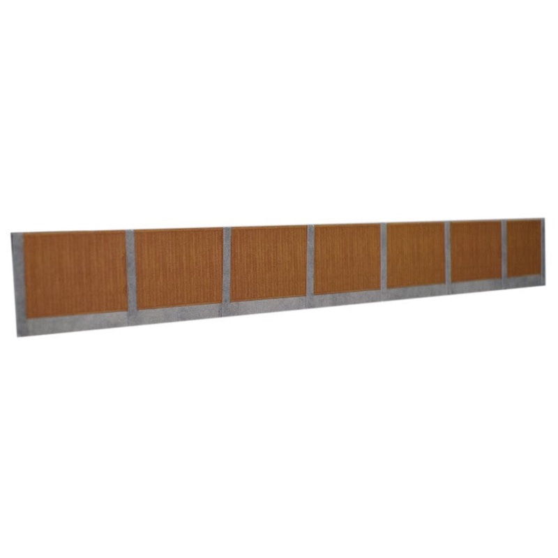 Timber Fencing Brown With Concrete Posts Card Kit