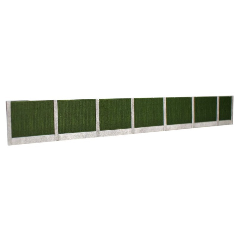 Timber Fencing Green With Concrete Posts Card Kit