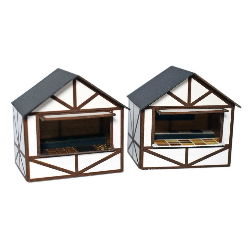 Traditional Market Stalls (4) Type 1 Card Kit