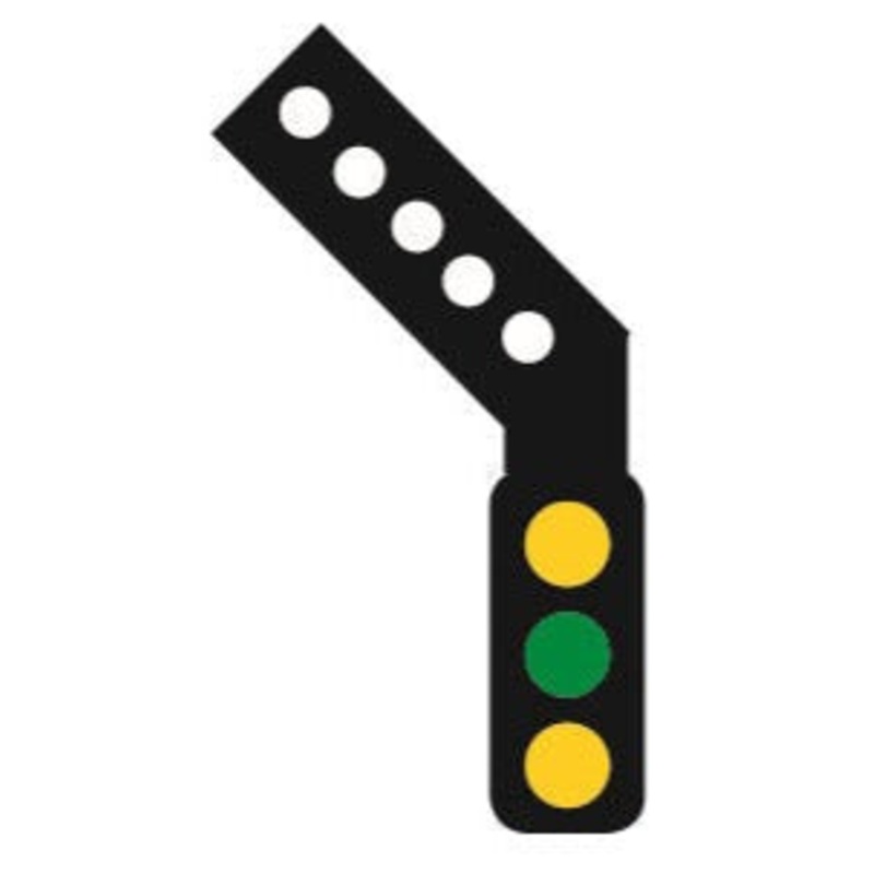 Train Tech TTSK5L Signal Kit (LH Feather) 3 Aspect Distant