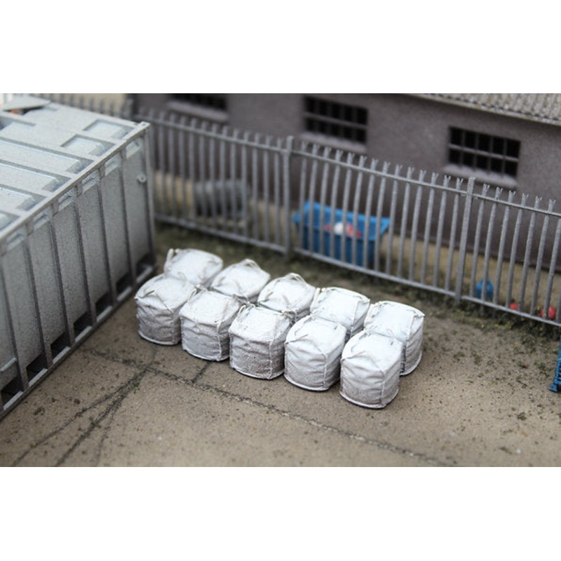 White Tonne Bags Resin Models – WHITE – Pack of 10