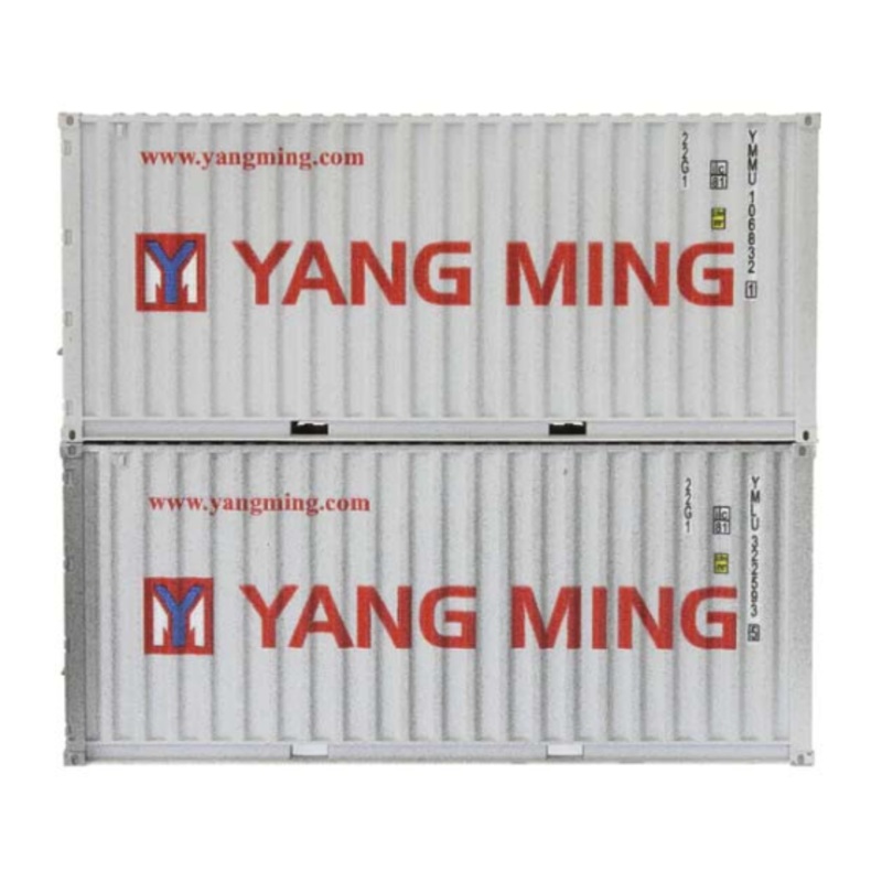 20ft Container Set (2) Yang Ming – Weathered