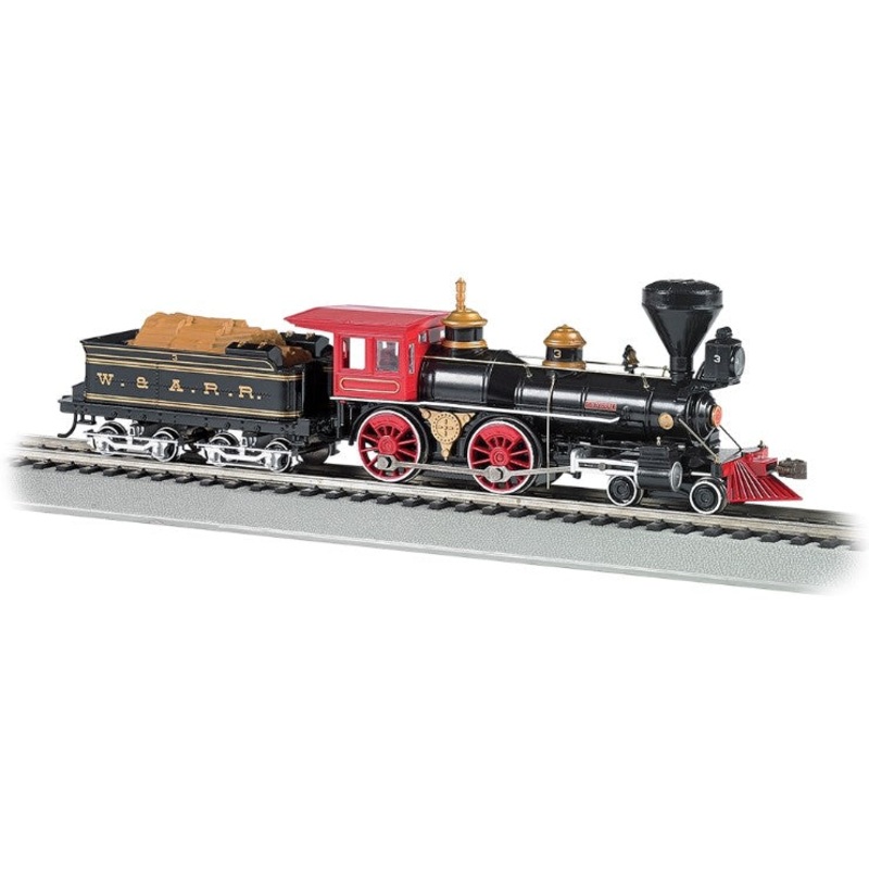 4-4-0 American – W&ARR ‘The General’ Steam Locomotive with Wood Load