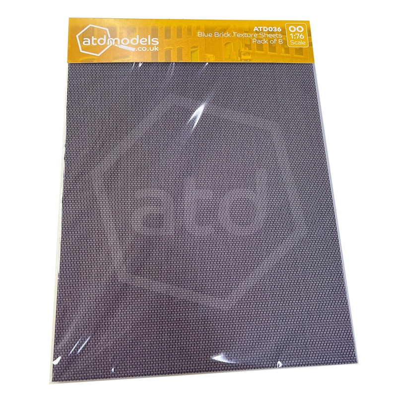 Blue Brick Texture Pack (8 X A4 Sheets)