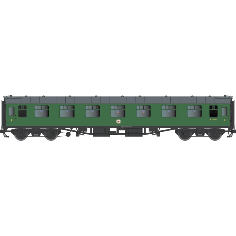 BR Mk1 Green FK S13003 Southern Region – DCC Fitted