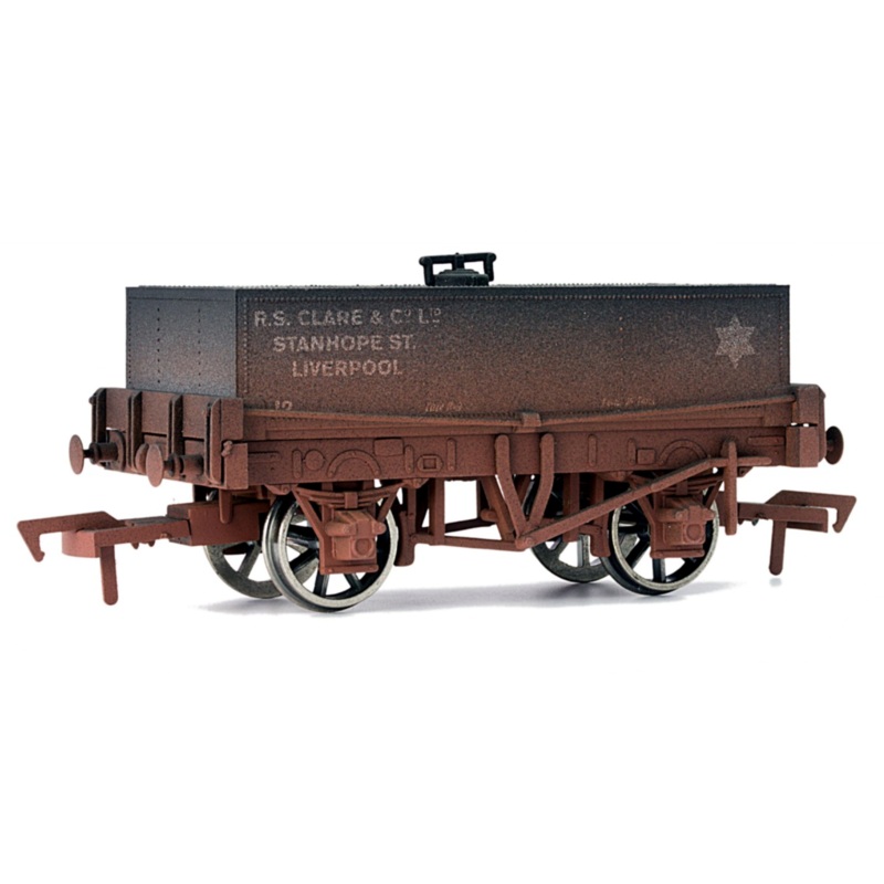 Clare, Liverpool Rectangular Tank Wagon No.12 – Weathered