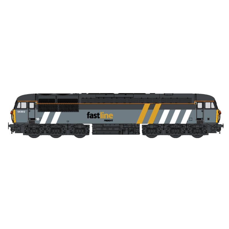 Class 56 56302 Fastline Diesel Locomotive