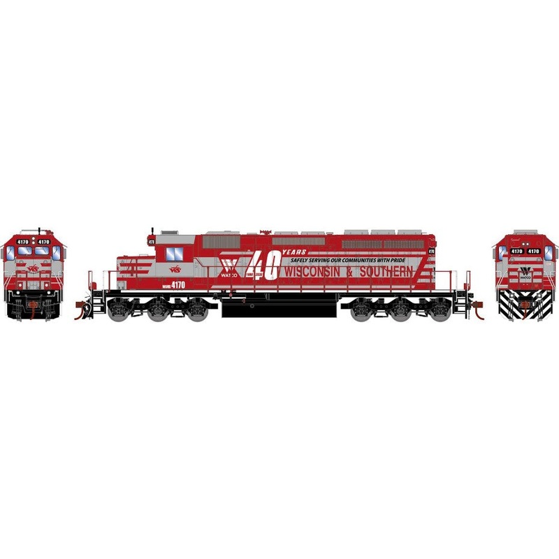 EMD SD40-2 With DCC & Sound, WAMX #4170 Diesel Locomotive