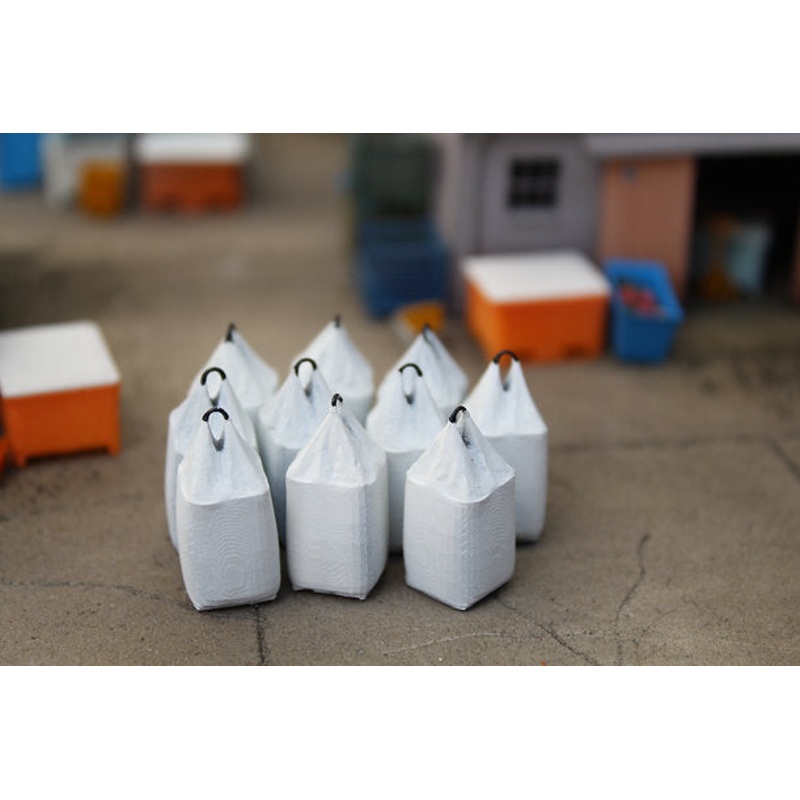 Fertiliser Tonne Bags Resin Models – BLACK LOOPS – Pack of 10