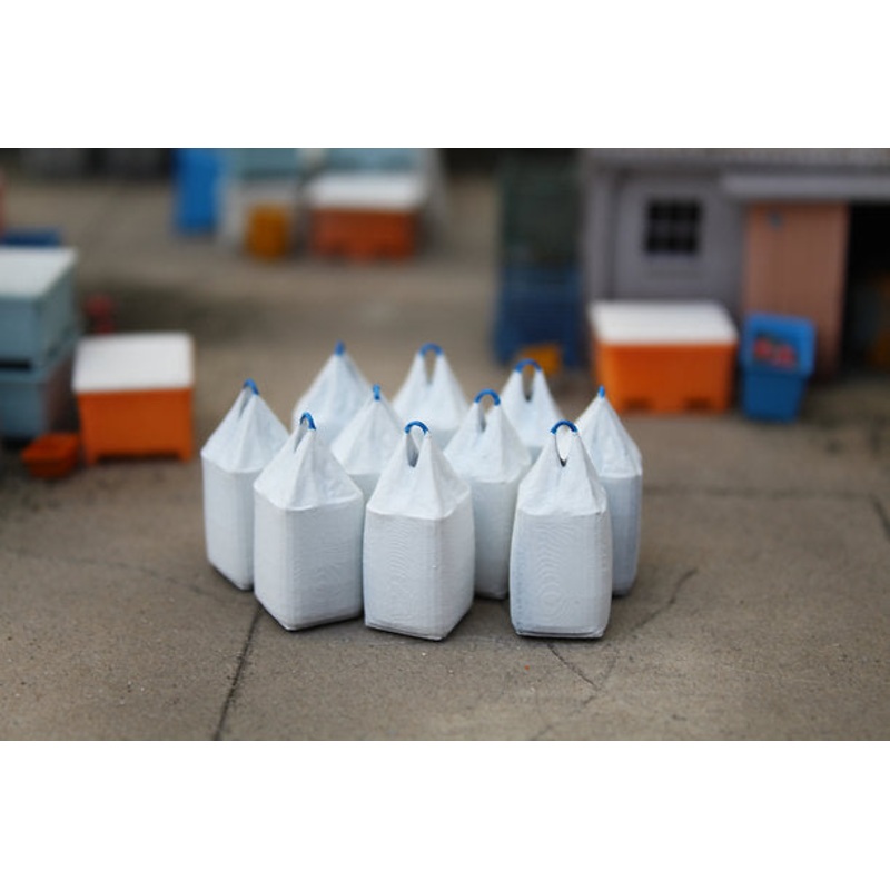 Fertiliser Tonne Bags Resin Models – BLUE LOOPS – Pack of 10