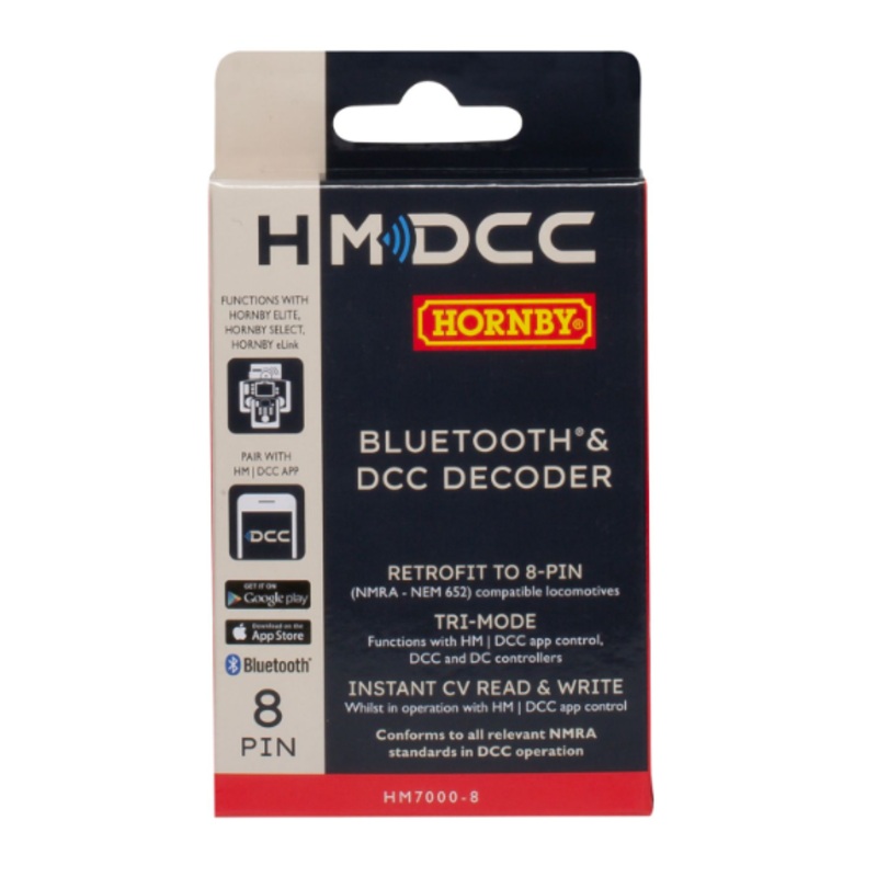 HM7000-8: Bluetooth & DCC Decoder (8-pin)
