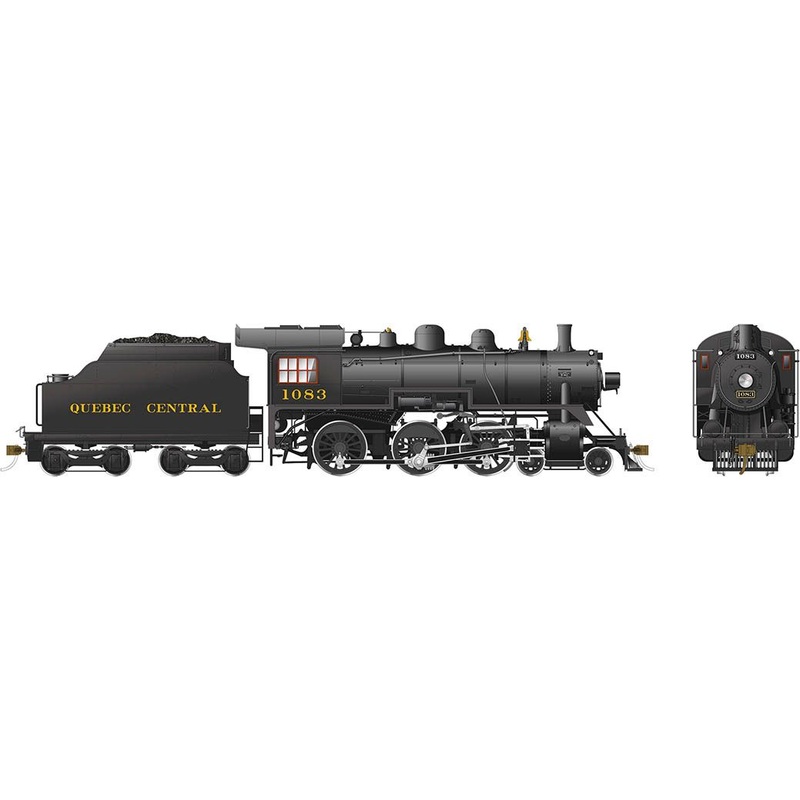 HO scale D10k (DCC/Sound): Quebec Central #1083