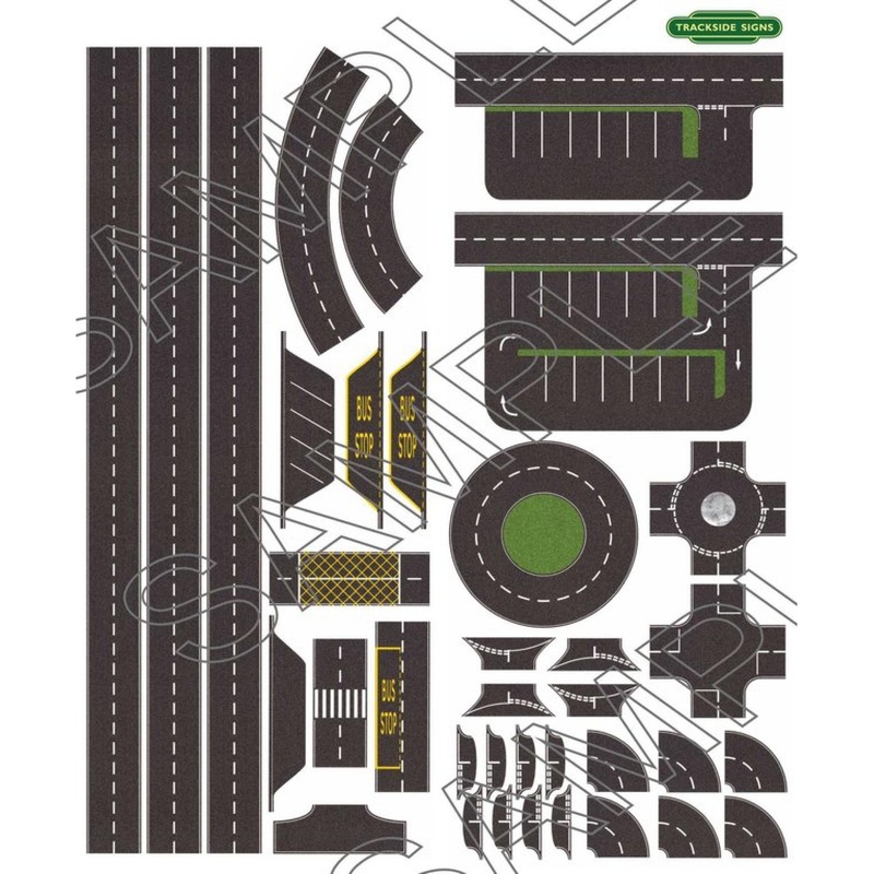 Road Layout Sheet – N Gauge – 40mm wide