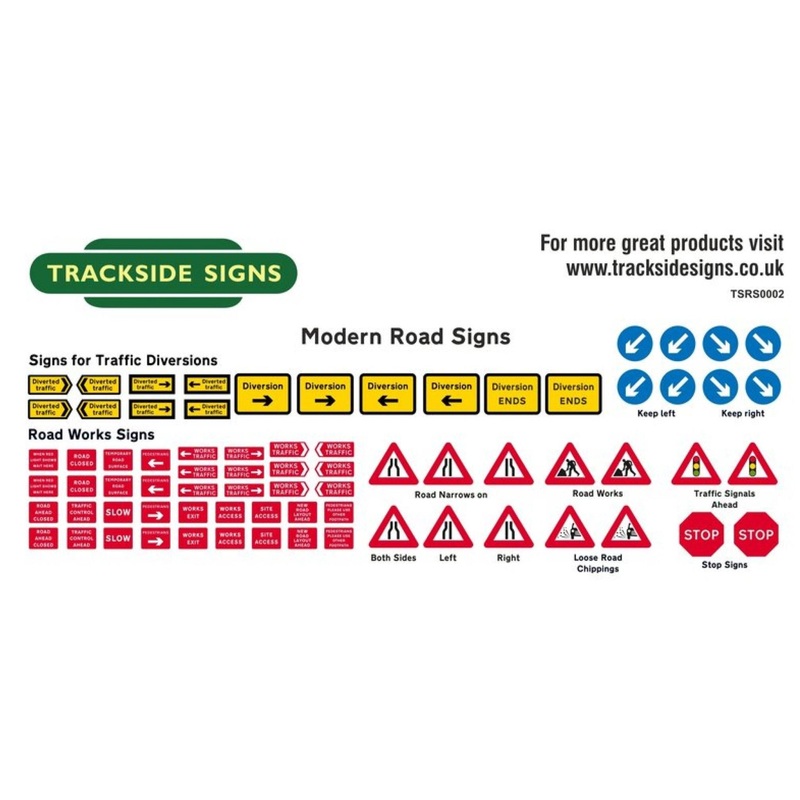 Roadwork Signs (Modern) – OO Gauge