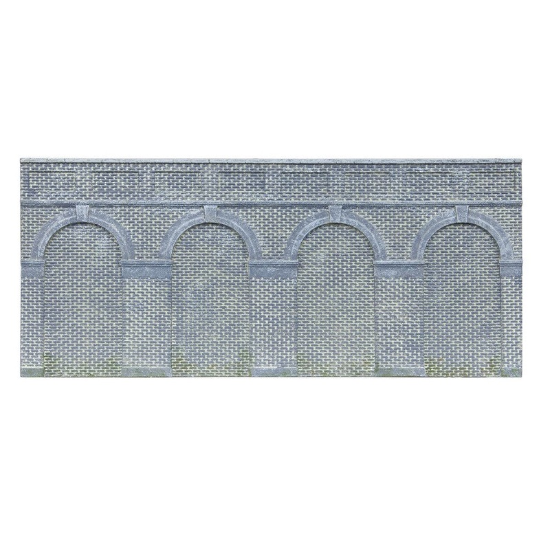 Skaledale Mid Level Arched Retaining Walls x2 (Engineers Blue Brick)