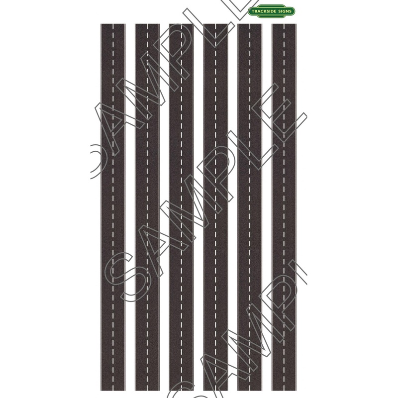 Straight Road Sheet – N Gauge – 40mm wide