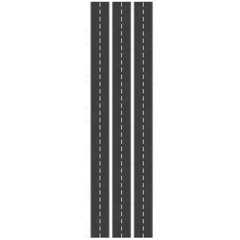 Straight Road Sheet – OO Gauge -80mm wide