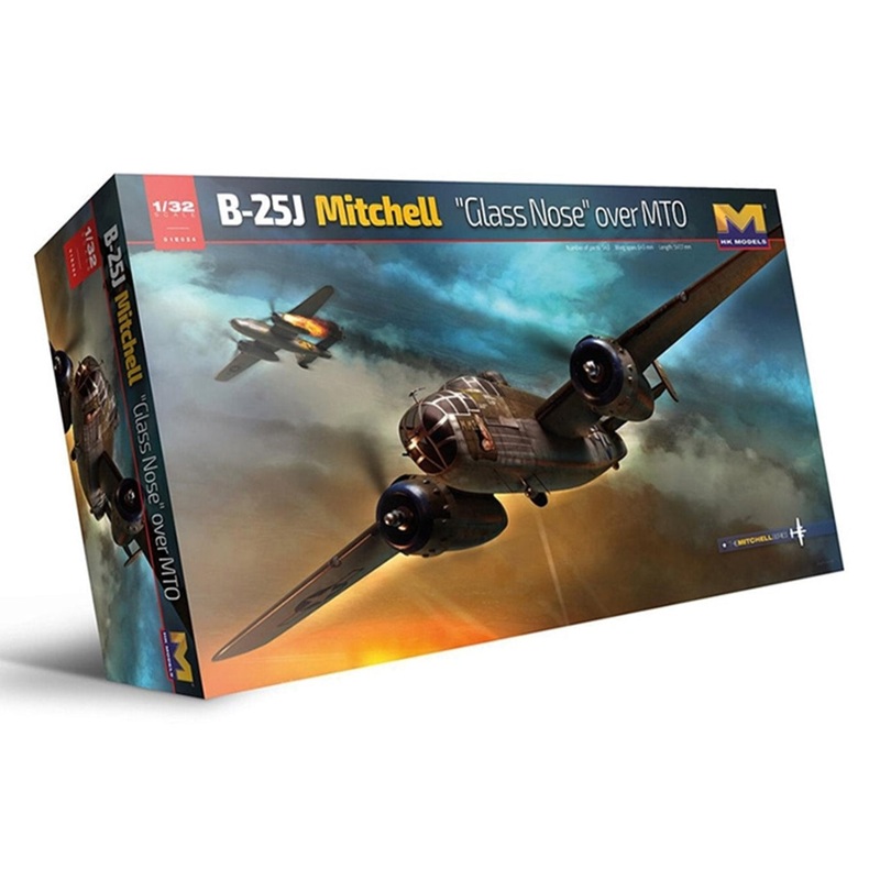 B-25J Mitchell ‘Glass Nose’ over MTO Model Kit