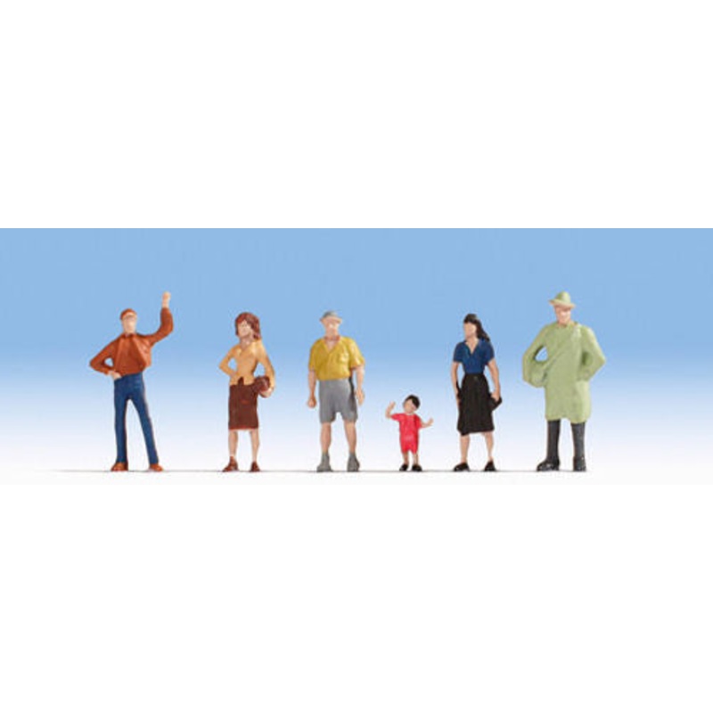TT:120 Gauge Pedestrians (6) Hobby Figure Set