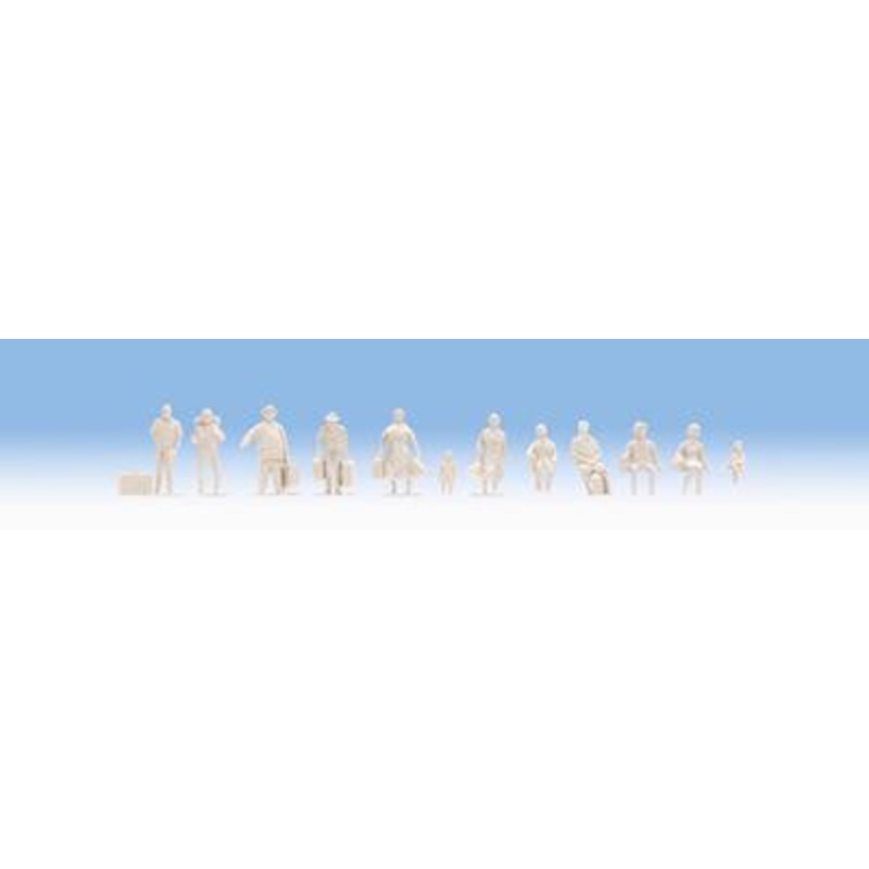 TT:120 Gauge Unpainted Figure (72) Starter Set