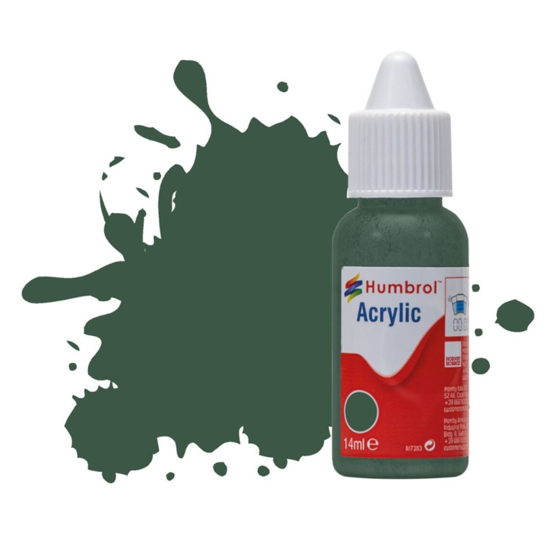 Acrylic Dropper Bottle – No 116 US Dark Green – Matt – 14ml