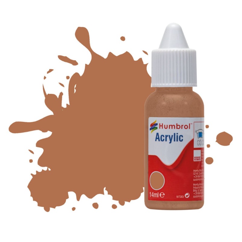 Acrylic Dropper Bottle – No 119 Light Earth – Matt – 14ml