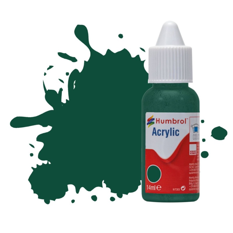 Acrylic Dropper Bottle – No 149 Dark Green – Matt – 14ml