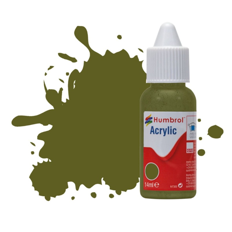 Acrylic Dropper Bottle – No 150 Forest Green – Matt – 14ml