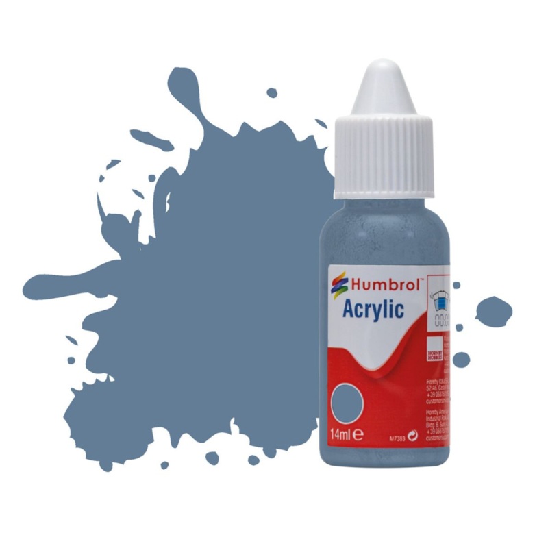 Acrylic Dropper Bottle – No 157 Azure Blue – Matt – 14ml