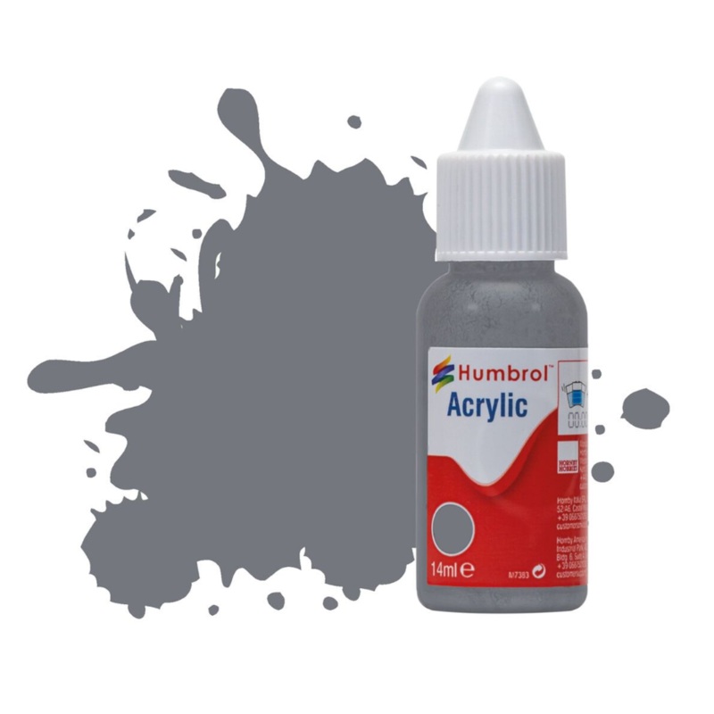 Acrylic Dropper Bottle – No 164 Dark Sea Grey – Matt – 14ml