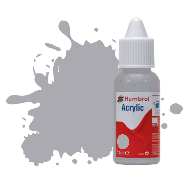 Acrylic Dropper Bottle – No 166 Light Aircraft Grey – Matt – 14ml