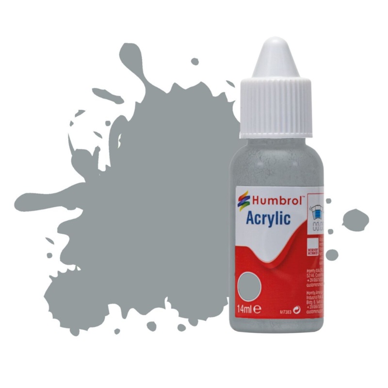 Acrylic Dropper Bottle – No 167 Barley/Camouflage Grey – Matt – 14ml