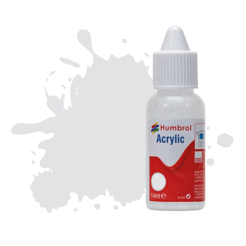 Acrylic Dropper Bottle – No 196 Light Grey – Satin – 14ml