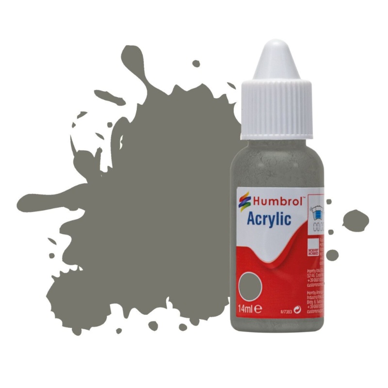 Acrylic Dropper Bottle – No 224 Dark Slate Grey – Matt – 14ml