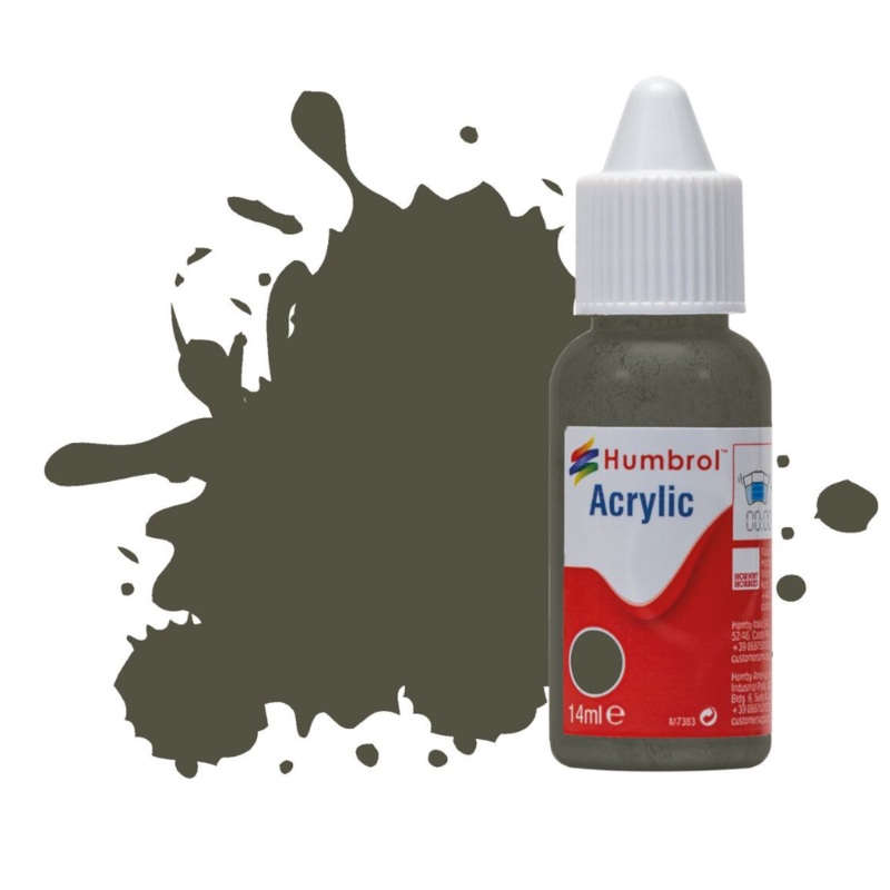 Acrylic Dropper Bottle – No 253 RLM 83 Dunkel-Grun – Matt – 14ml