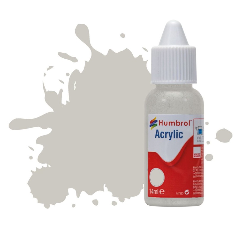 Acrylic Dropper Bottle – No 28 Camouflage Grey – Matt – 14ml