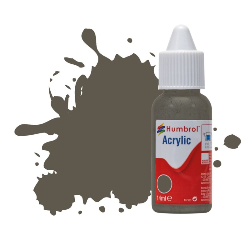 Acrylic Dropper Bottle – No 75 Bronze Green – Matt – 14ml