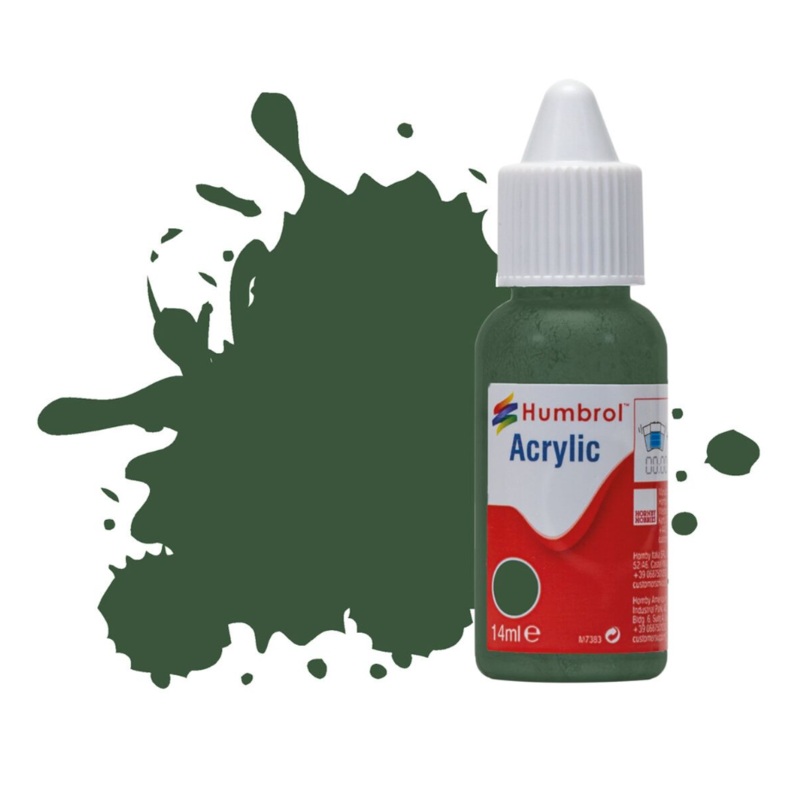 Acrylic Dropper Bottle – No 78 Cockpit Green – Matt – 14ml