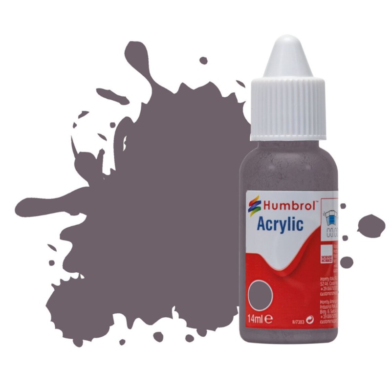 Acrylic Dropper Bottle – No 79 Blue Grey – Matt – 14ml