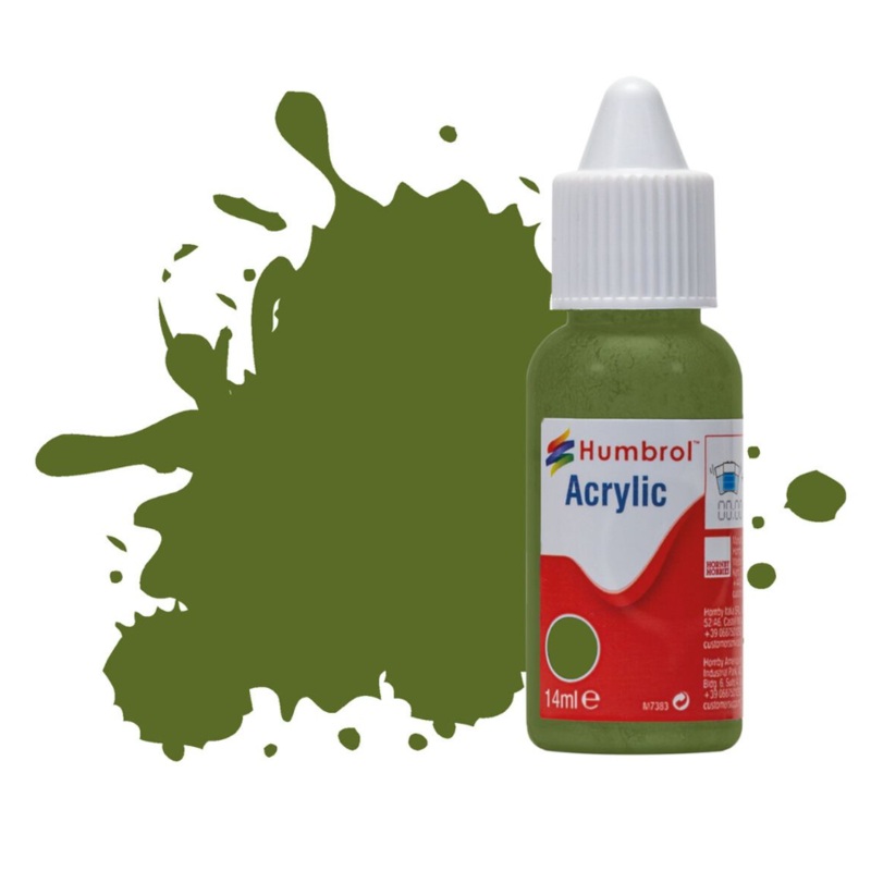 Acrylic Dropper Bottle – No 88 Deck Green – Matt – 14ml