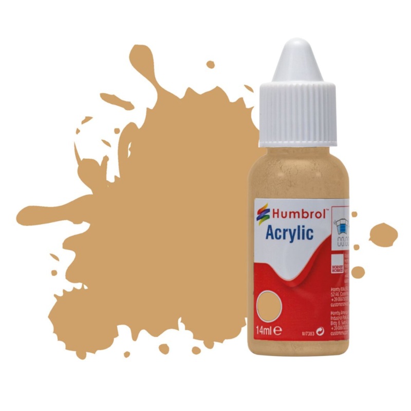 Acrylic Dropper Bottle – No 94 Brown Yellow – Matt – 14ml