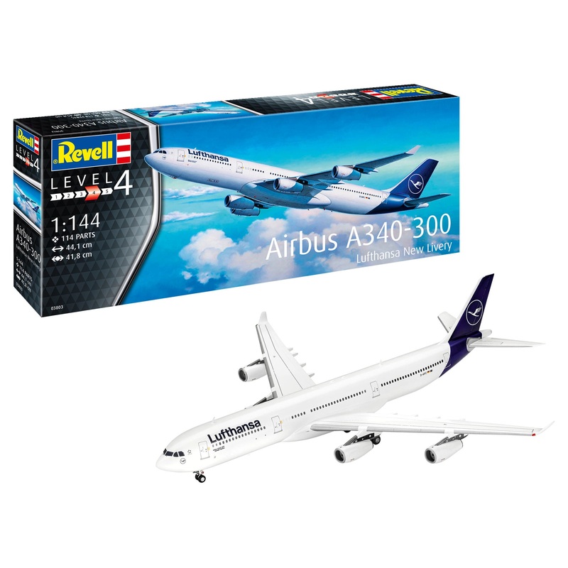 Airbus A340-300 Lufthansa New Livery Model Kit