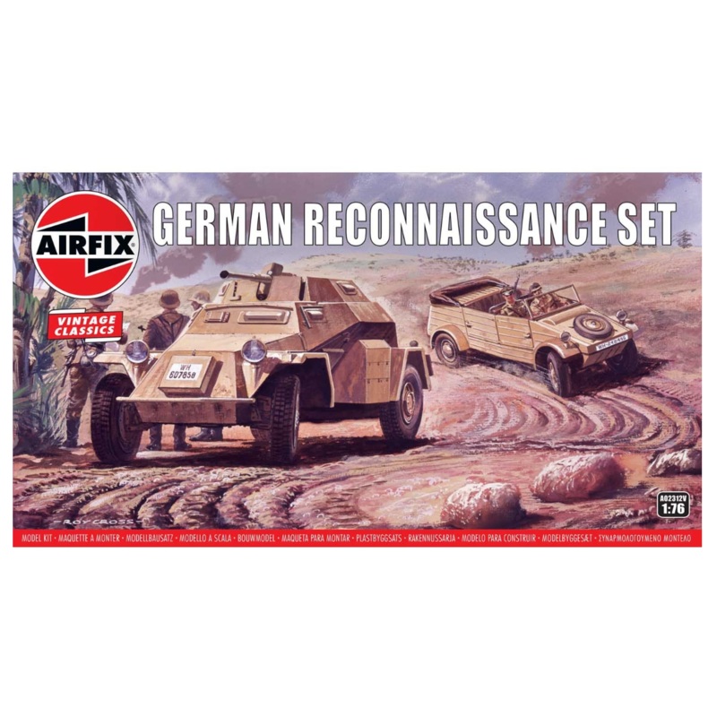 German Reconnaissance Set Model Kit