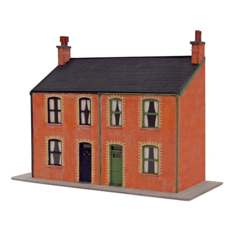 Lineside OO/HO Victorian Low Relief House Fronts – Laser Cut Kit