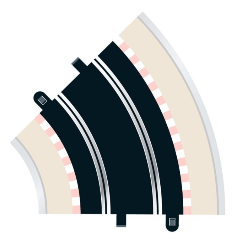 Radius 2 Curve 45 x 2