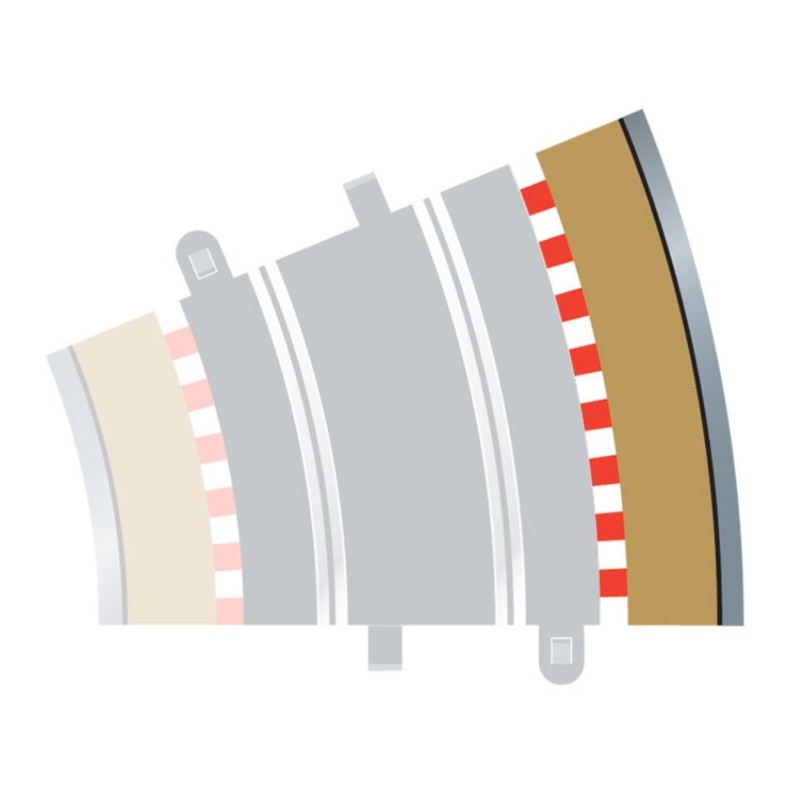 Radius 3 Curve Outer Borders 22.5 x 4