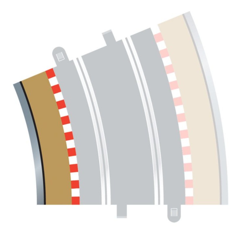 Radius 4 Curve Inner Borders 22.5 x 4